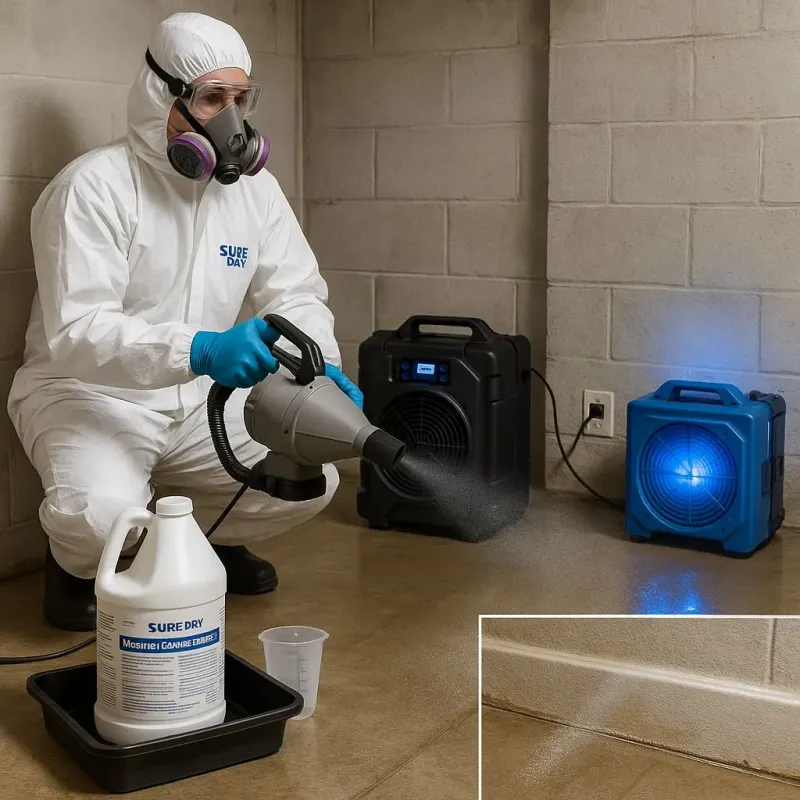 Sanitization and Odor Removal process in Coopersville, MI
