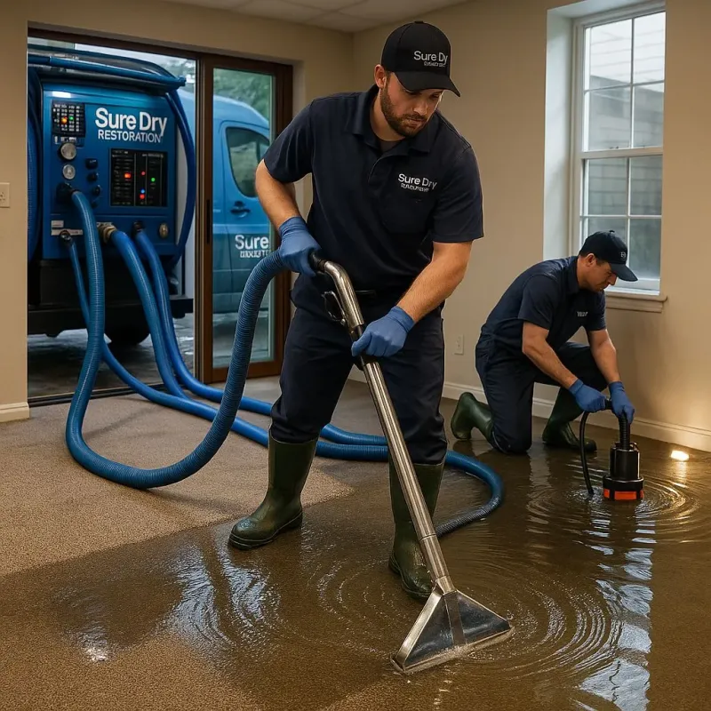Water Extraction and Removal process in Coopersville, MI